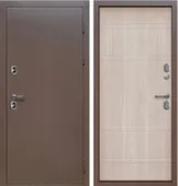 Дверь металлическая 11см ПРОТЕРМА (шоколад букле) Уайт, Прораб 860 Правое