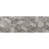 Вставка Ганг 2 серый 20x60 см, Нефрит Керамика