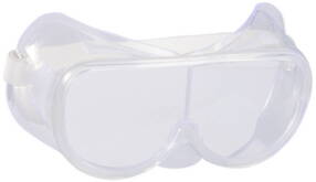 Очки защитные, закрытого типа (линза ПВХ), с прямой вентиляцией, STAYER