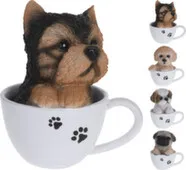 Статуэтка Собака в чашке, 12,8x10x14,5 см, в ассортименте, Koopman