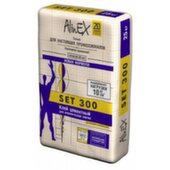 Клей SET300 для керамической плитки для внутренних и наружных работ 25кг, Alinex