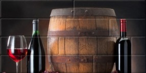 Панно БРИК Вино 2 30 х 60 см , Beryoza Ceramica