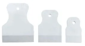 Набор шпатели резиновые белые 3 шт 40/60/80 мм, Matrix