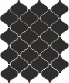 Мозаика Арабески 26x30 см Черный