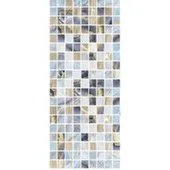 Панель ПВХ Мозаика голубая лагуна 2700x250x9мм, ПластРесурс