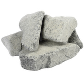 Камень "Габбро-Диабаз", обвалованный, в коробке по 20 кг "Банные штучки"/1