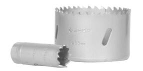 Коронка биметаллическая с прогрессивным расположением зубьев быстрорежущая сталь для металла, древесины, ДСП , фанеры и пластика Ø 20 мм, Зубр
