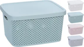Ящик для хранения, с крышкой 7 л, 27,4x22x15,1 см, Koopman