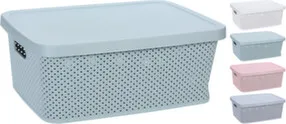 Ящик для хранения, с крышкой 13 л, 28x38,5x15,5 см, Koopman