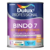 Краска акриловая для стен и потолков Dulux Professional BINDO 7 матовая BW 1,0л