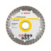 Алмазный диск для УШМ быстрый рез Ø125 мм ECO Universal Turbo, Bosch