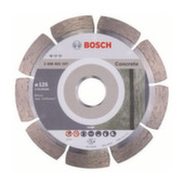 Алмазный диск для УШМ по бетону Ø125 мм Standard for Concrete, Bosch