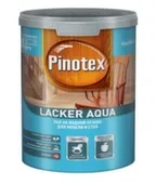 Лак на водной основе для мебели и стен Lacker Aqua 70 (Глянцевый) 1 л Pinotex
