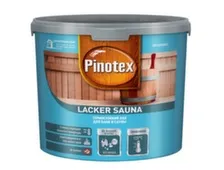 Лактермостойкий Lacker Sauna 20 (полумат) 2,7 л Pinotex
