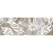 Вставка Пуэрте 3 серый 20x60 см, Нефрит Керамика