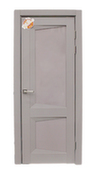 Дверь межкомнатная Перфекто 102 остекленная Убертюре Бархат серый 600
