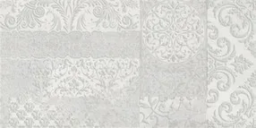 Вставка Лофт 1 серый 25x50 см, Beryoza Ceramica