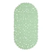 Коврик для ванны Морская галька, дымчато-зеленый, 36x69 см, Vilina