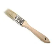 Кисть плоская 25 мм натуральная с деревянной ручкой, MSA