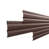 Металлосайдинг Корабельная доска 6000x265x0,45 мм шоколад