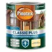 Сіңдіру-антисептикалық Pinotex Classic Plus 3in1 CLR (тонировкаға арналған негіз) 2,5л