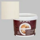 Защитное текстурное покрытие для дерева Eurotex Аквалазурь 2,5 Белый