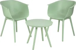 Мебель пластмас - набор: стол 50,5x45см, кресло 55x60x76x43см (2шт), Koopman
