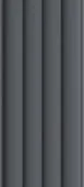 Панель стеновая реечная МДФ Stella wave de luxe 2700x119x16 мм Black Lead