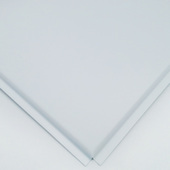 Панель алюминиевая перфорированная Эконом 600x600 мм белый матовый
