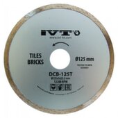Алмазный диск по кафелю Ø125, IVT