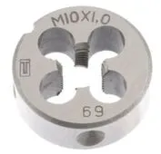 Плашка круглая М10x1 мм, Сибртех