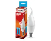 Лампа светодиодная E14-C37-4000K-11-230, свеча на ветру, In Home