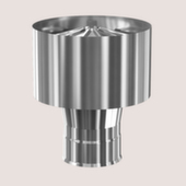 Дефлектор - заглушка для трубы сэндвич d 150/200 мм, нерж 0,5 мм