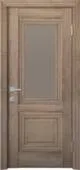 Дверь межкомнатная Прованс Канна Новый стиль Орех европейский 600 Остекленное