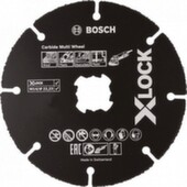 Круг отрезной по дереву для УШМ X-Lock Ø125 мм, Bosch