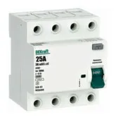 Выключатель дифференциального тока (УЗО) 25А 4П четырехполюсный 6кА тип AC