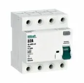 Выключатель дифференциального тока 4P 32А 30мА тип AC 6кА УЗО-03