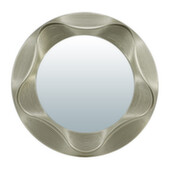Зеркало декоративное "Гавр", серебро, D 17 см, QWERTY