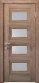 Дверь межкомнатная Прованс Тесса Новый стиль Орех европейский 700 Остекленное