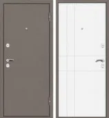Дверь металлическая МАРС6 Промет Левое Ясень белый