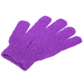 Мочалка для душа перчатка, 19x13 см, цвет в ассортименте
