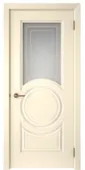 Дверь межкомнатная Скин-5 (3D) остекл. Маркеев Эмаль бежевая 700