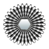 Зеркало декоративное "Лимож", серебро, 7x6,2 см, QWERTY