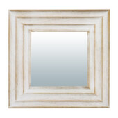 Зеркало декоративное "Кале" цвет белый, 14x14 см, QWERTY
